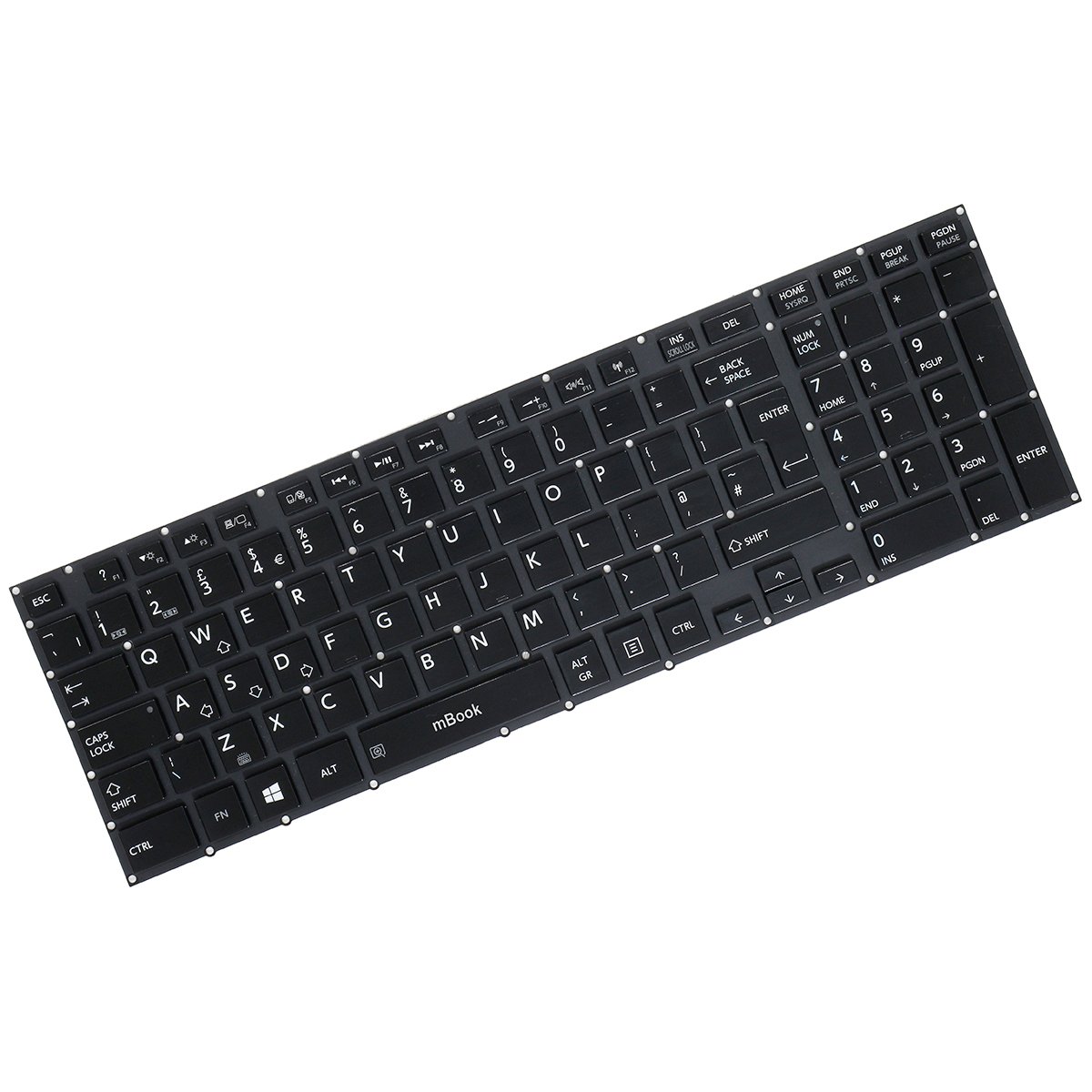 Teclado para Toshiba Satellite P50-bst2gx1 P50t-a-10r P50-bb UK, 