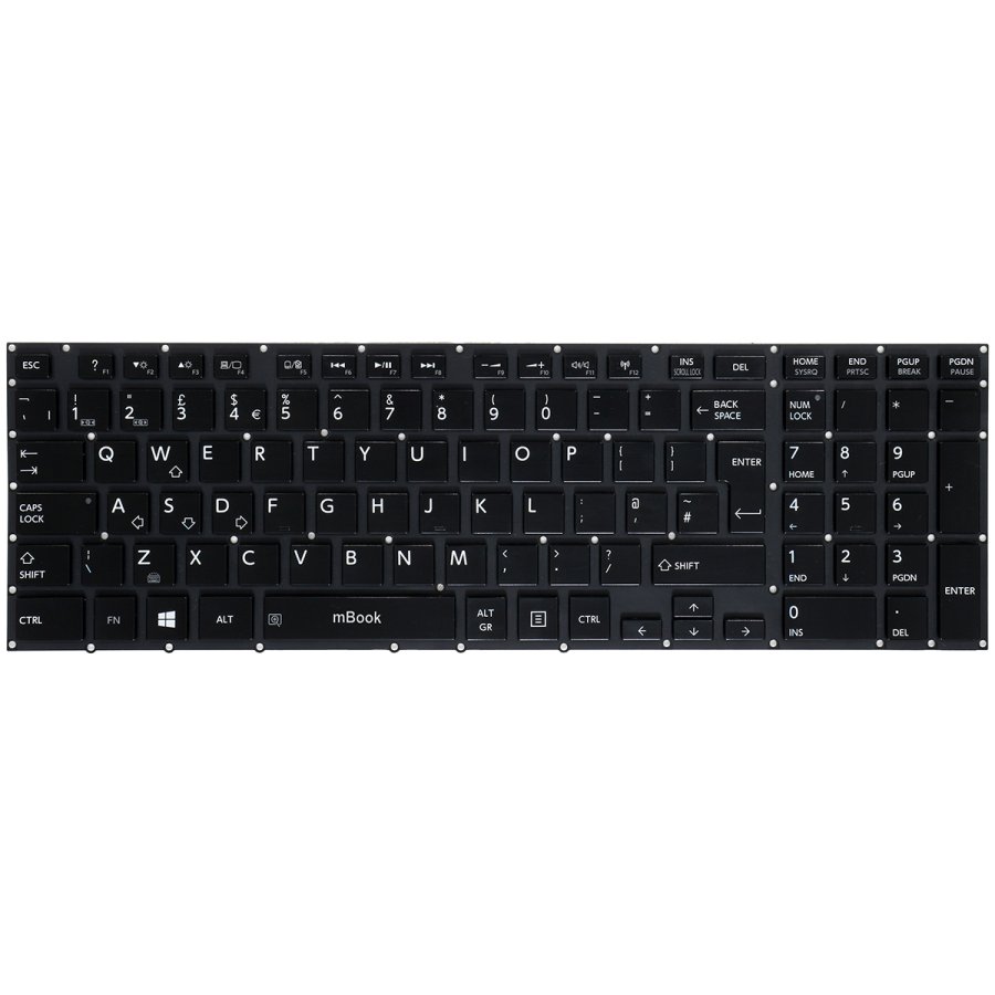 Teclado para Toshiba Satellite P55-b5162 P55t-a P55-b Uk, 