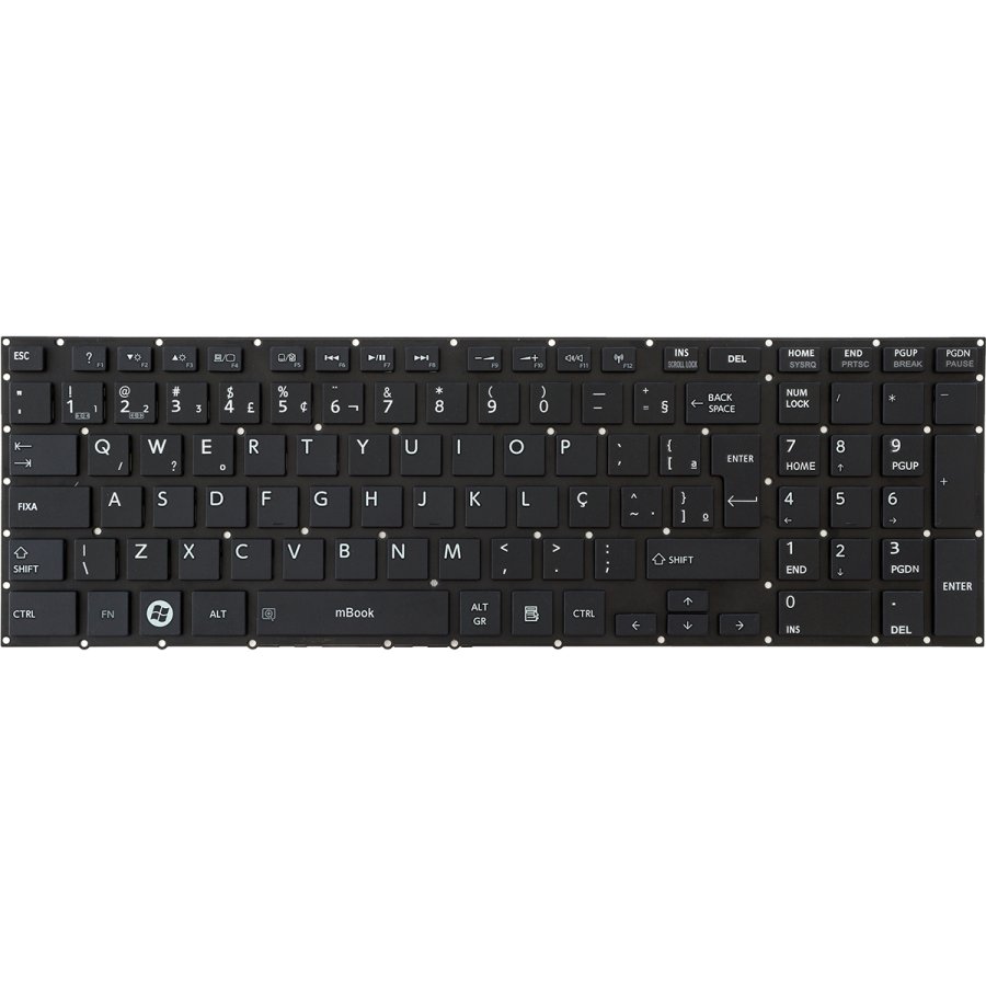 Teclado para Toshiba Satellite P70-a P70-abt2g22 P70-abt2 BR, 