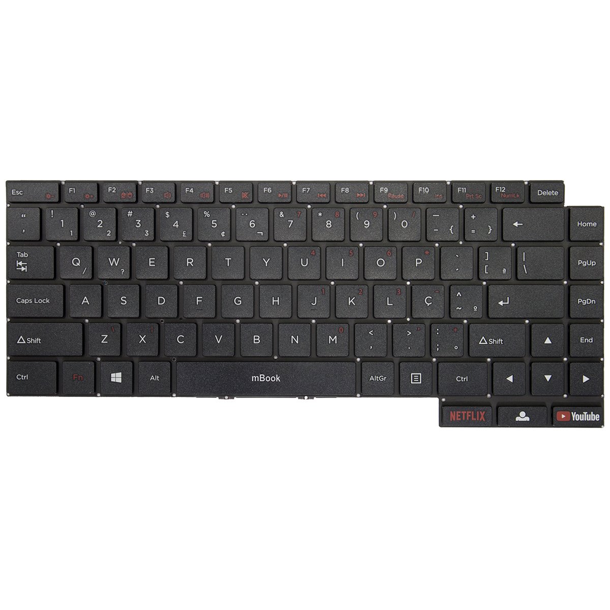 Teclado Compatível Com Positivo Motion SCDY300-16-2, 