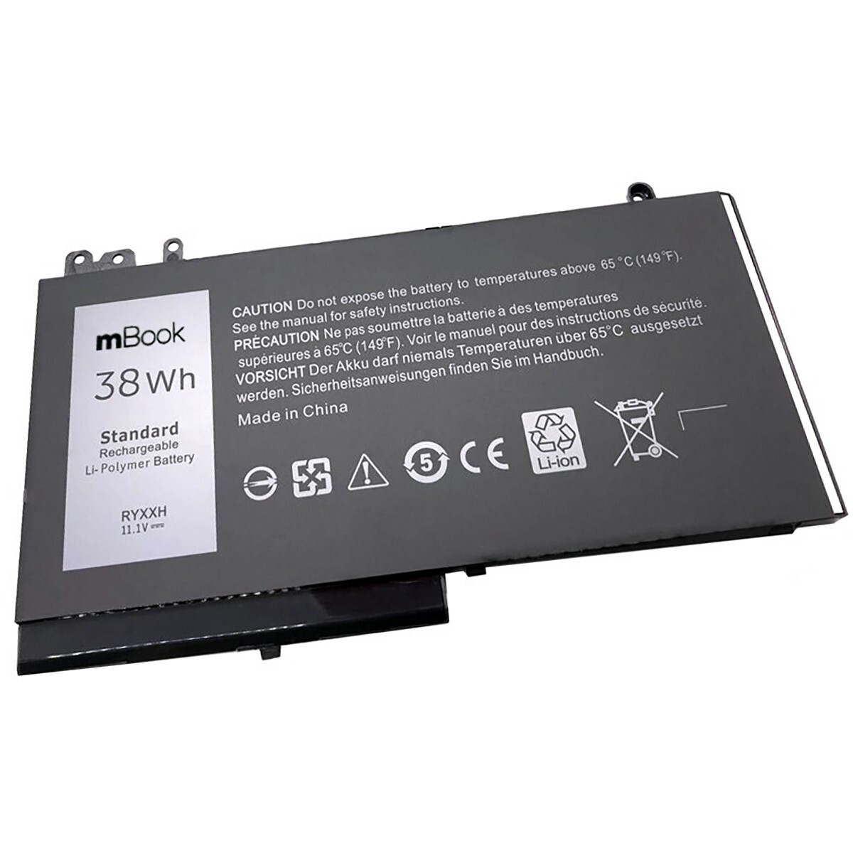 Bateria para Dell Latitude 5250, P25S001 RYXXH, 