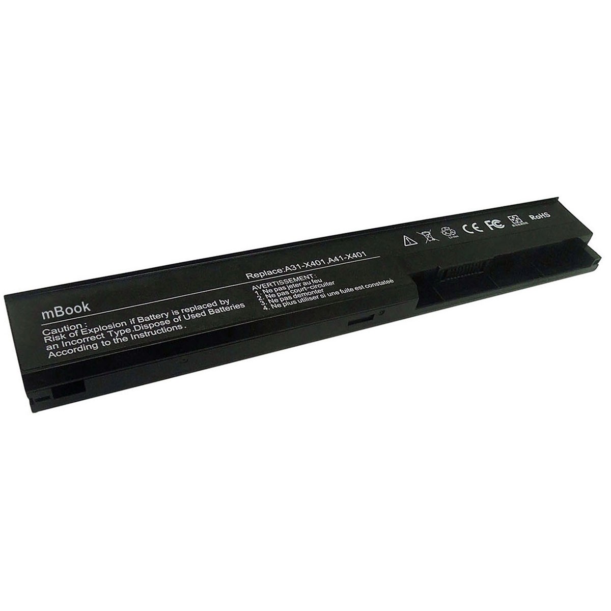 Bateria para Asus A31-X401, A32-X401, A41-X401, A42-X401, 