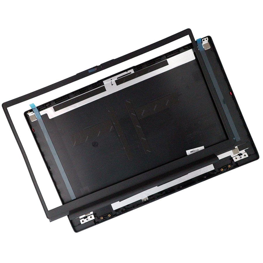Carcaça Tampa Traseira e Moldura para Lenovo V15 G2-ALC 82KD, 
