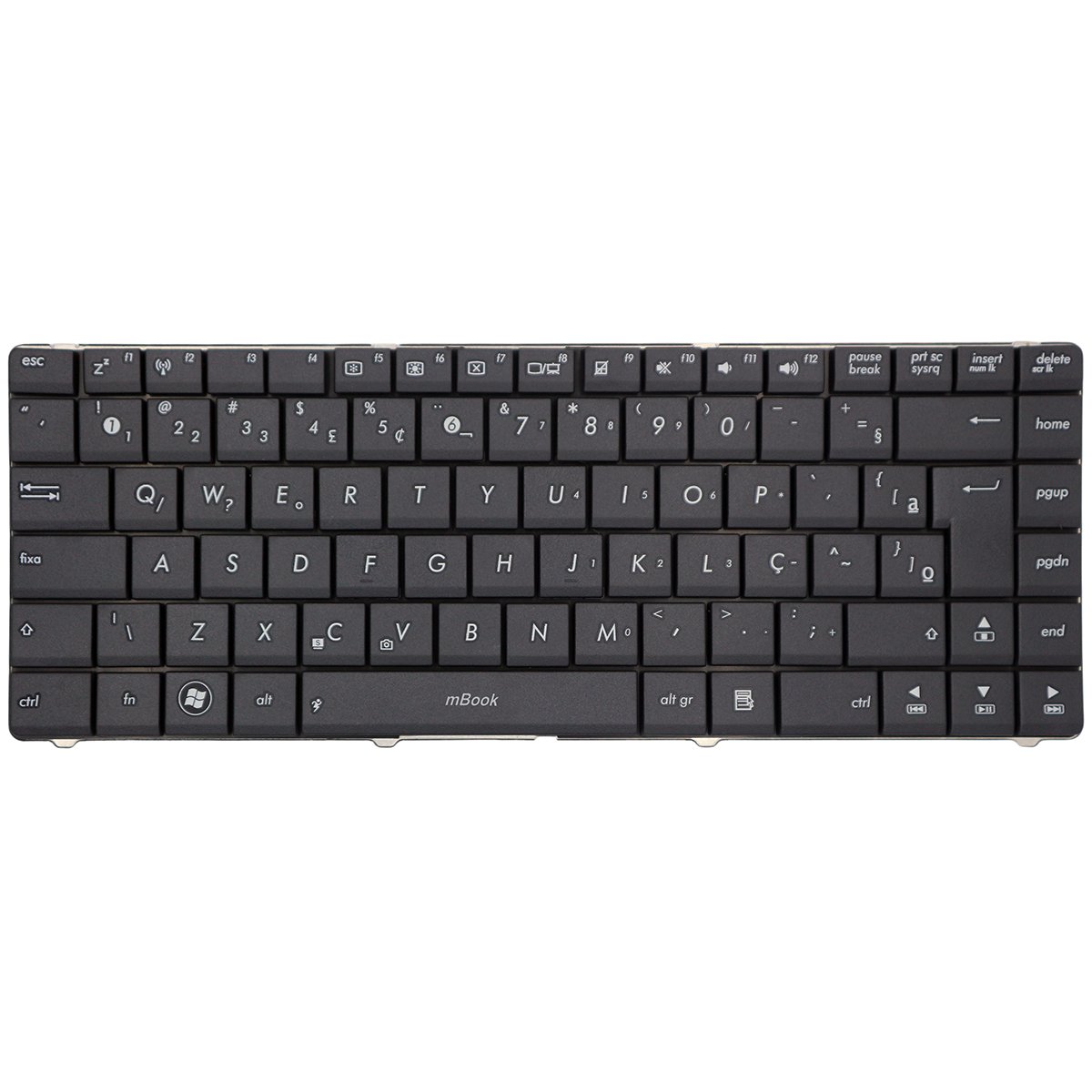 Teclado Aekj2600020 Mp-10a86pa-9201 Asus N43 N43s Abnt Br Ç, 