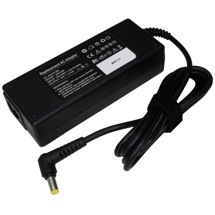 Fonte 90w 19v 4.74a 5.5x1.7 para Acer Aspire 5310, 