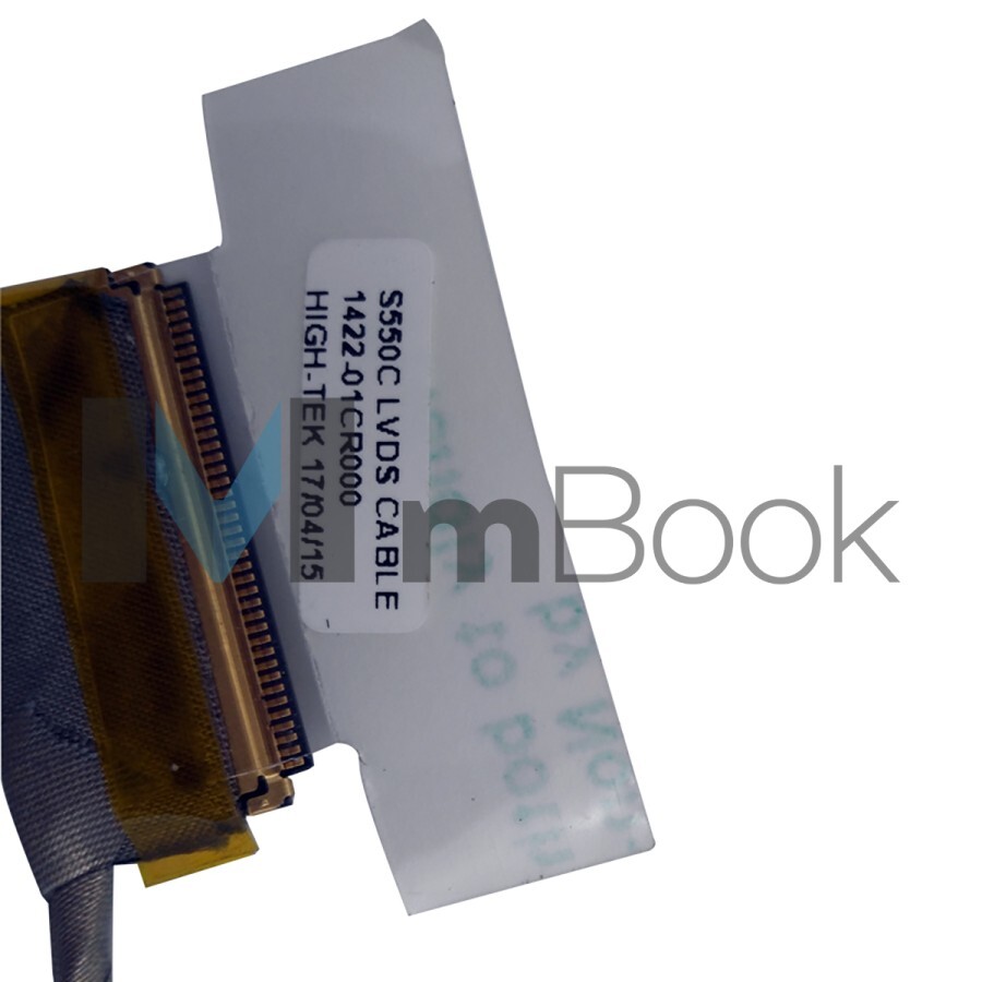Cabo flat da tela com touchscreen para Asus V505CA 40 pinos, 