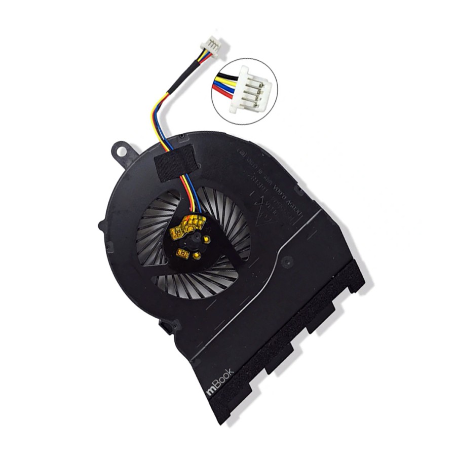 Cooler ventoinha para Dell Inspiron AT1PJ001DK0, 