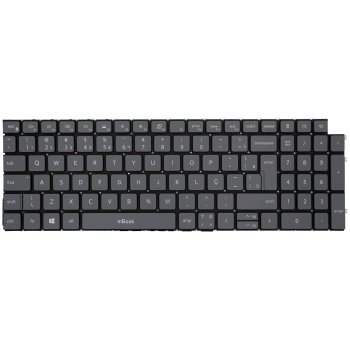 Teclado Compatível com PN 02wfk3 Cinza Com Led, 