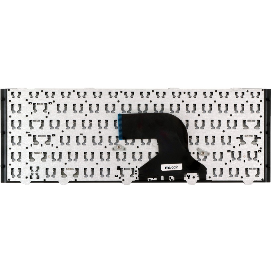 Teclado compatível com HP 683657-001 moldura cinza americano, 