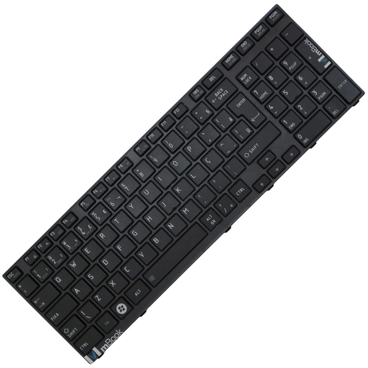 Teclado compatível com NSK-TQ0BC, 9Z.N4YBC.00F, 