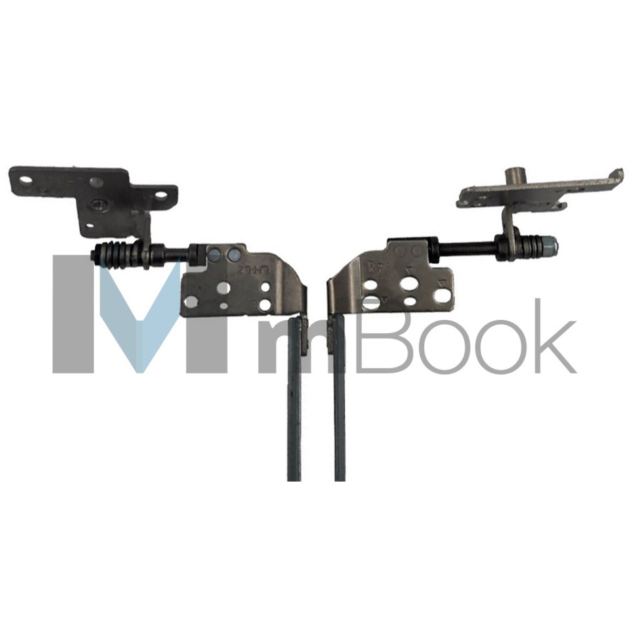 Par dobradiças compatível 34.4IE11.002 Dell, 