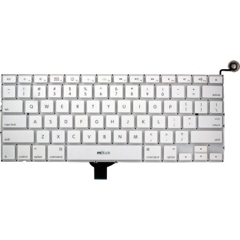 Teclado compatível com MacBook MC207LL/A layout americano, 