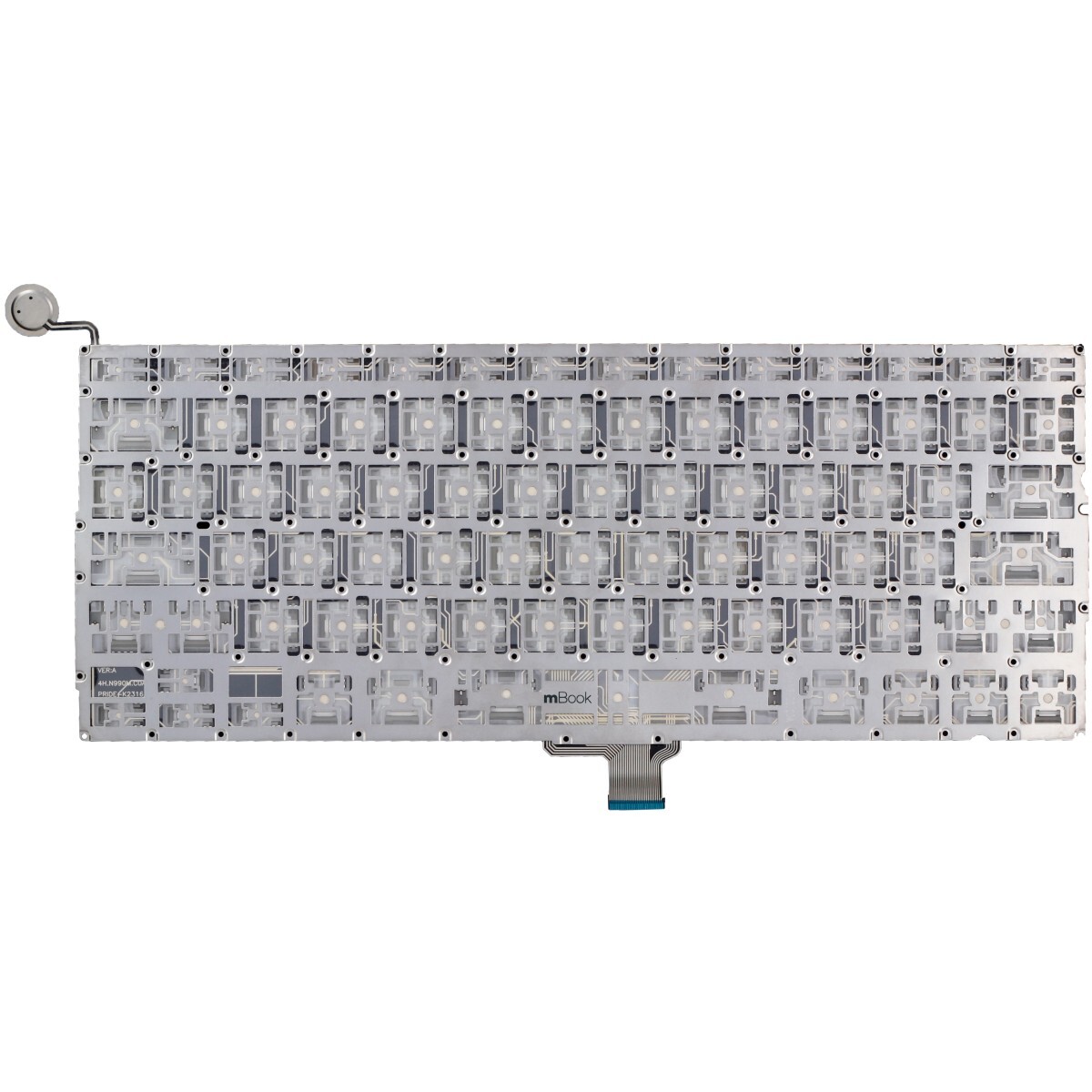 Teclado compatível com MacBook MC516LL/A layout americano, 