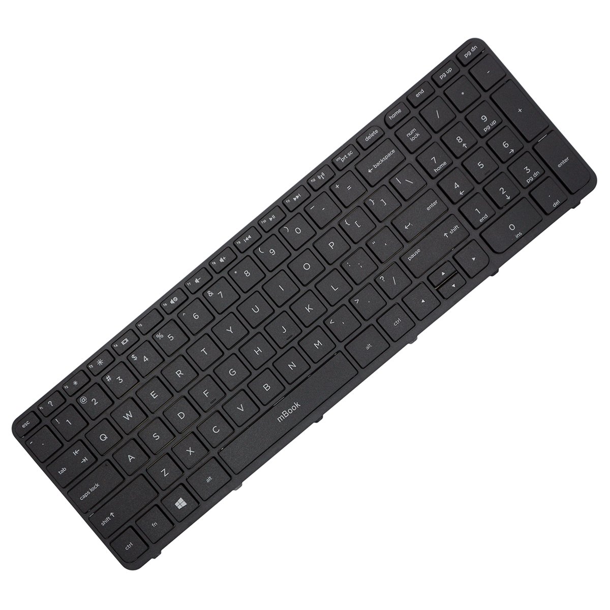 Teclado compatível 720670-251 layout americano, 