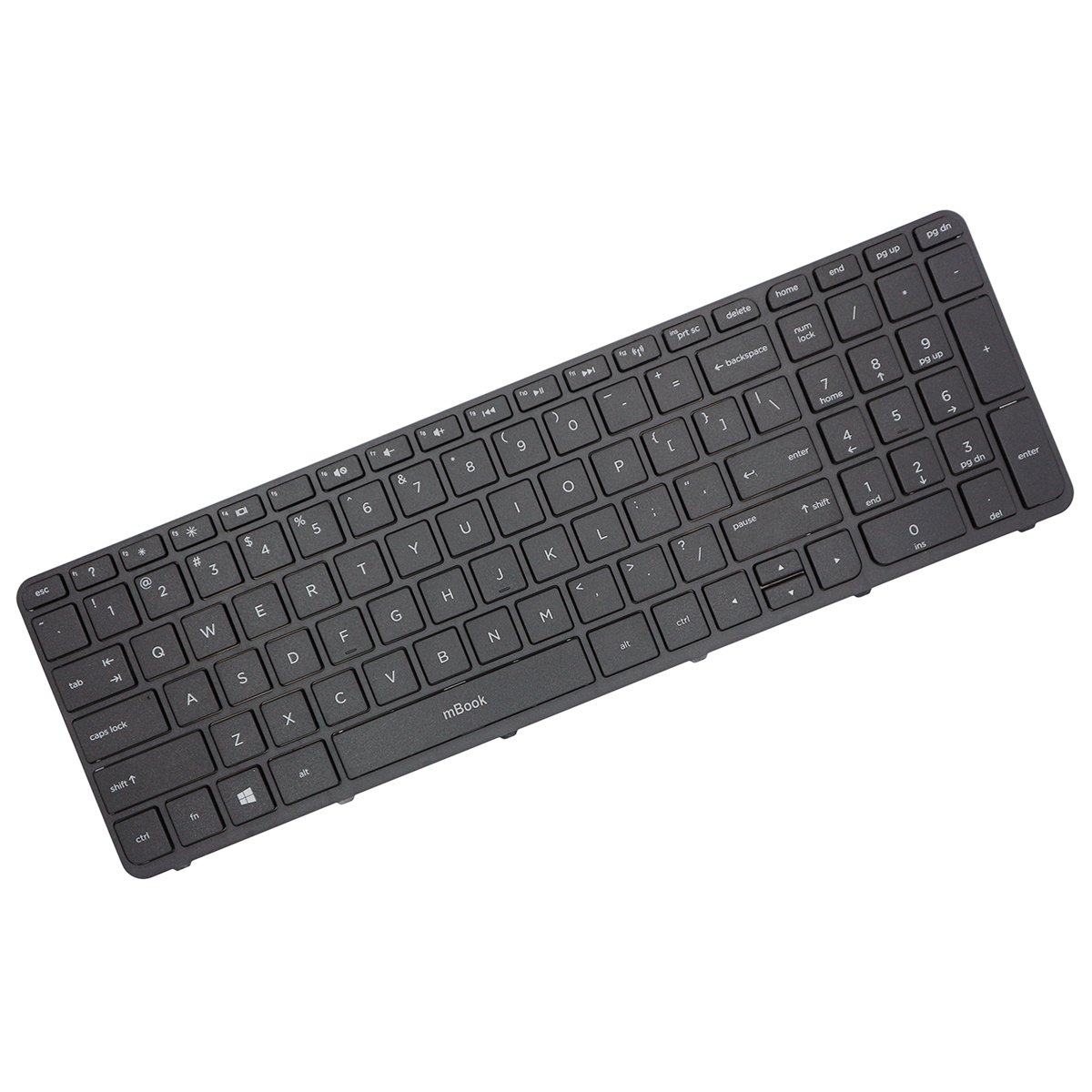 Teclado compatível 710407-001 layout americano, 