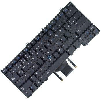 Teclado 04W6PV para Latitude E7440 retroiluminado apontador, 