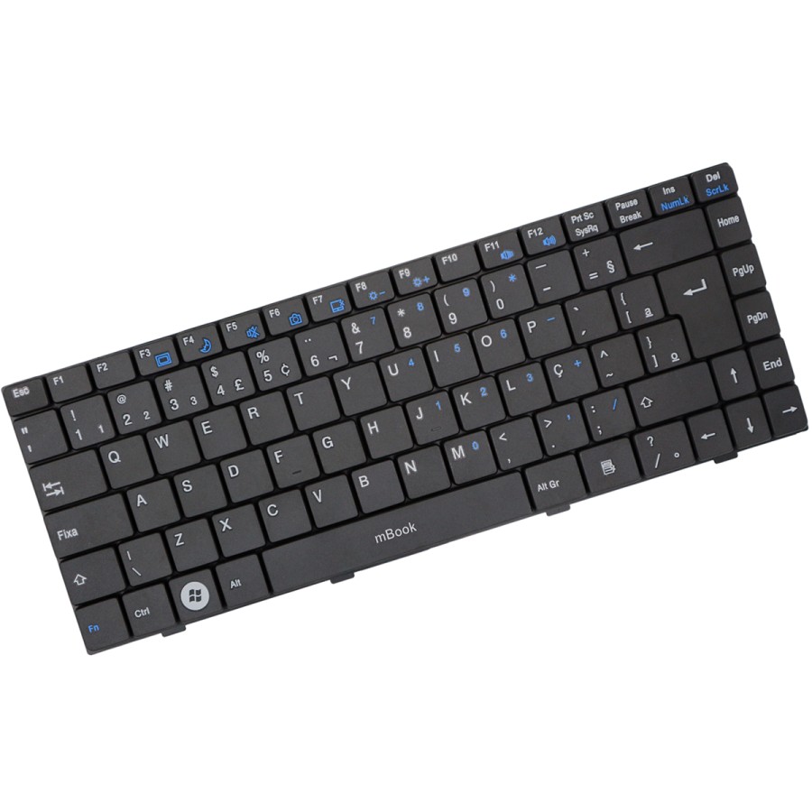 Teclado V092305BK1 A01 para Itautec W7410, W7415 com Ç, 