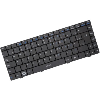Teclado V092305BK1 A01 para Itautec W7410, W7415 com Ç, 