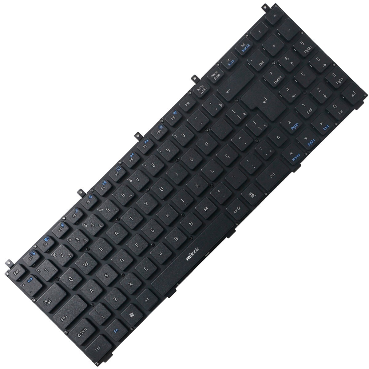 Teclado com ç para Philco 15A compatível 6-80-M9800-332-1, 