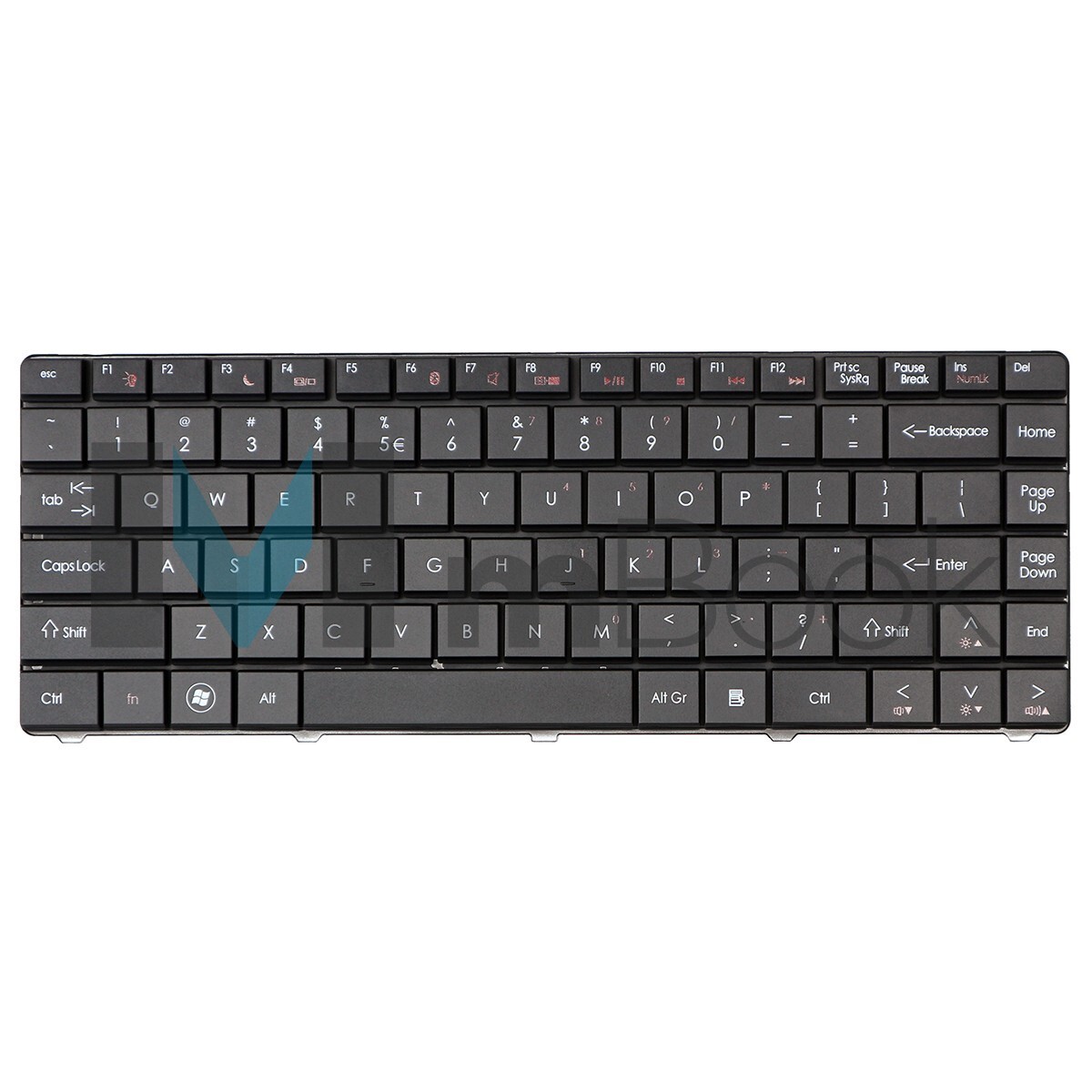 Teclado layout americano para Gateway NV42, NV4800, 