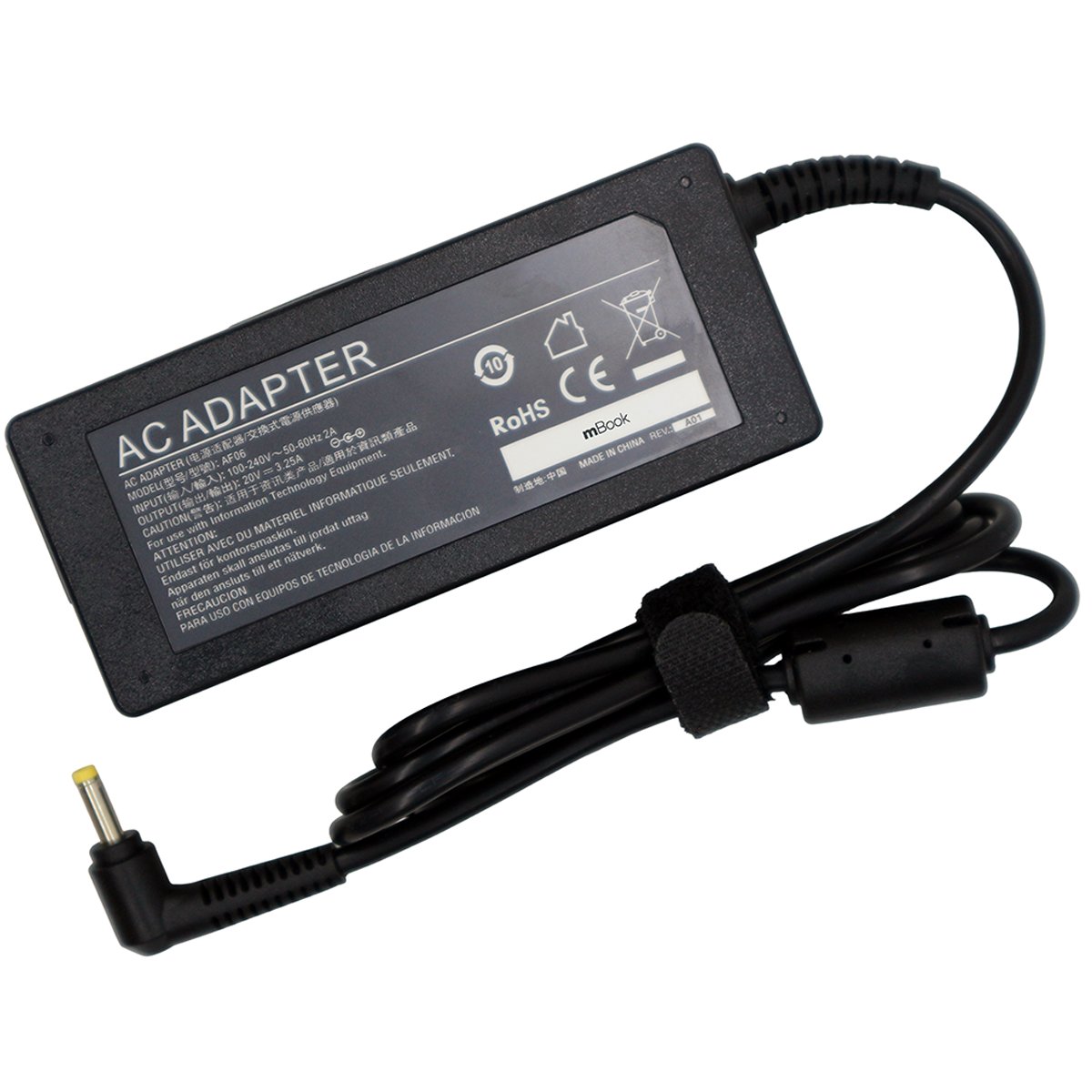 Fonte 65W 4,0x1,7mm para Lenovo IdeaPad 110-15ACL 80TJ, 