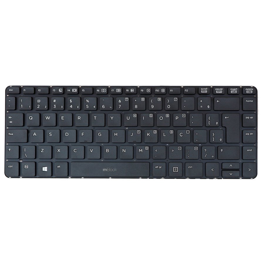 Teclado Para Notebook HP Probook 445 G2 BR Sem moldura, 