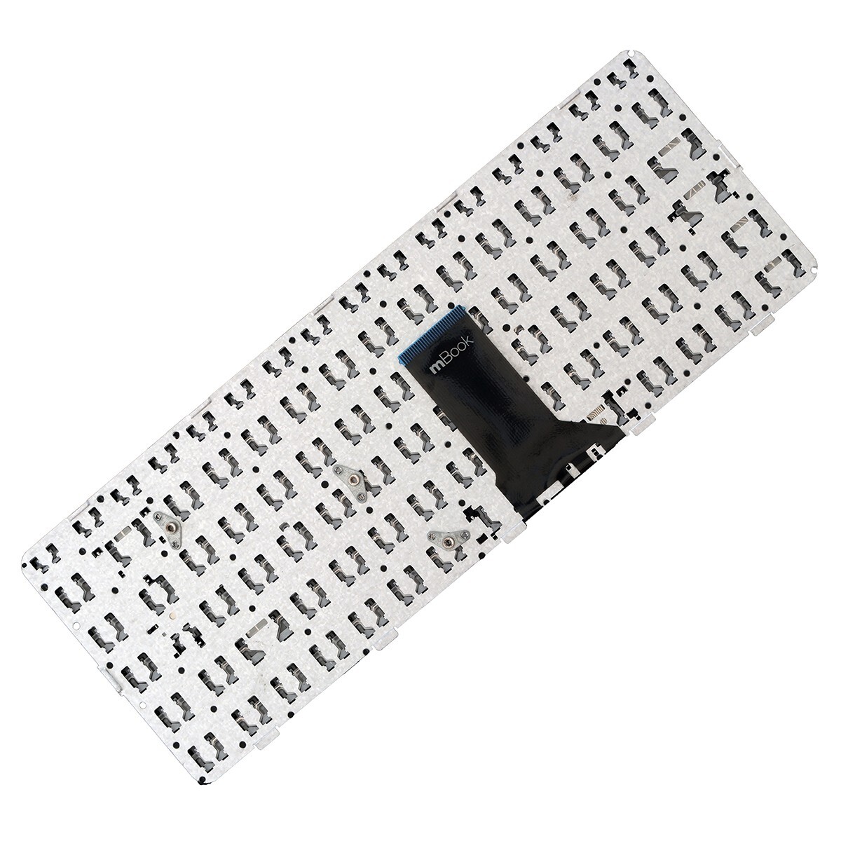 Teclado compatível com TPN-Q130 brasileiro com moldura, 