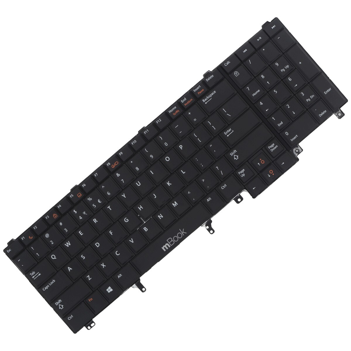 Teclado compatível com Dell 7C536 layout americano, 