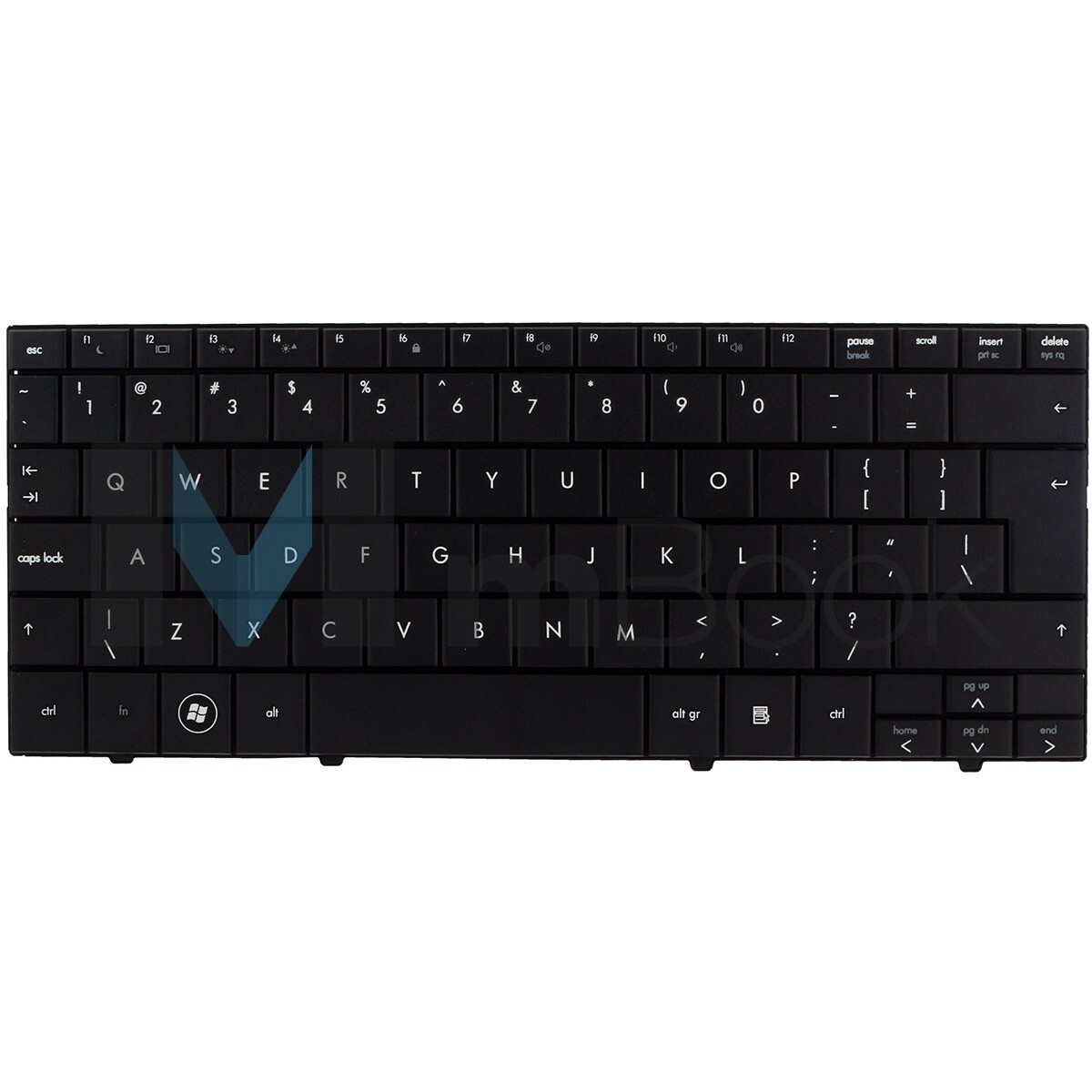 Teclado compatível 535689-001 para HP Mini 110 layout americano, 