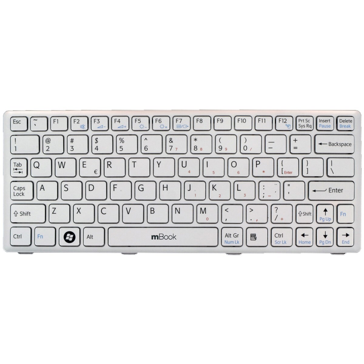 Teclado para Vaio 148748213, AESY2E00010, N860-7882-T002, 