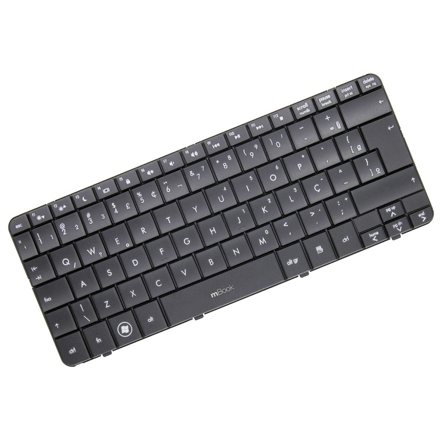 Teclado compatível com 517584-001 com ç, 
