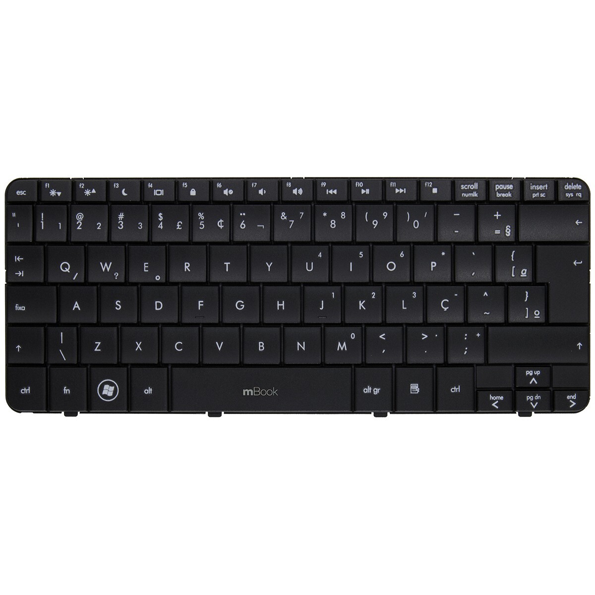 Teclado compatível com V100103AK1 com ç, 