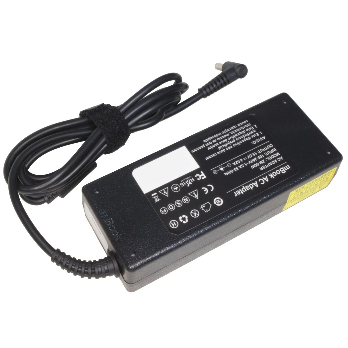 Fonte 90W plug azul para HP Envy 17-j140us, 