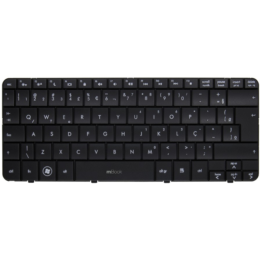 Teclado compatível com HPMH-505999-161 com ç, 