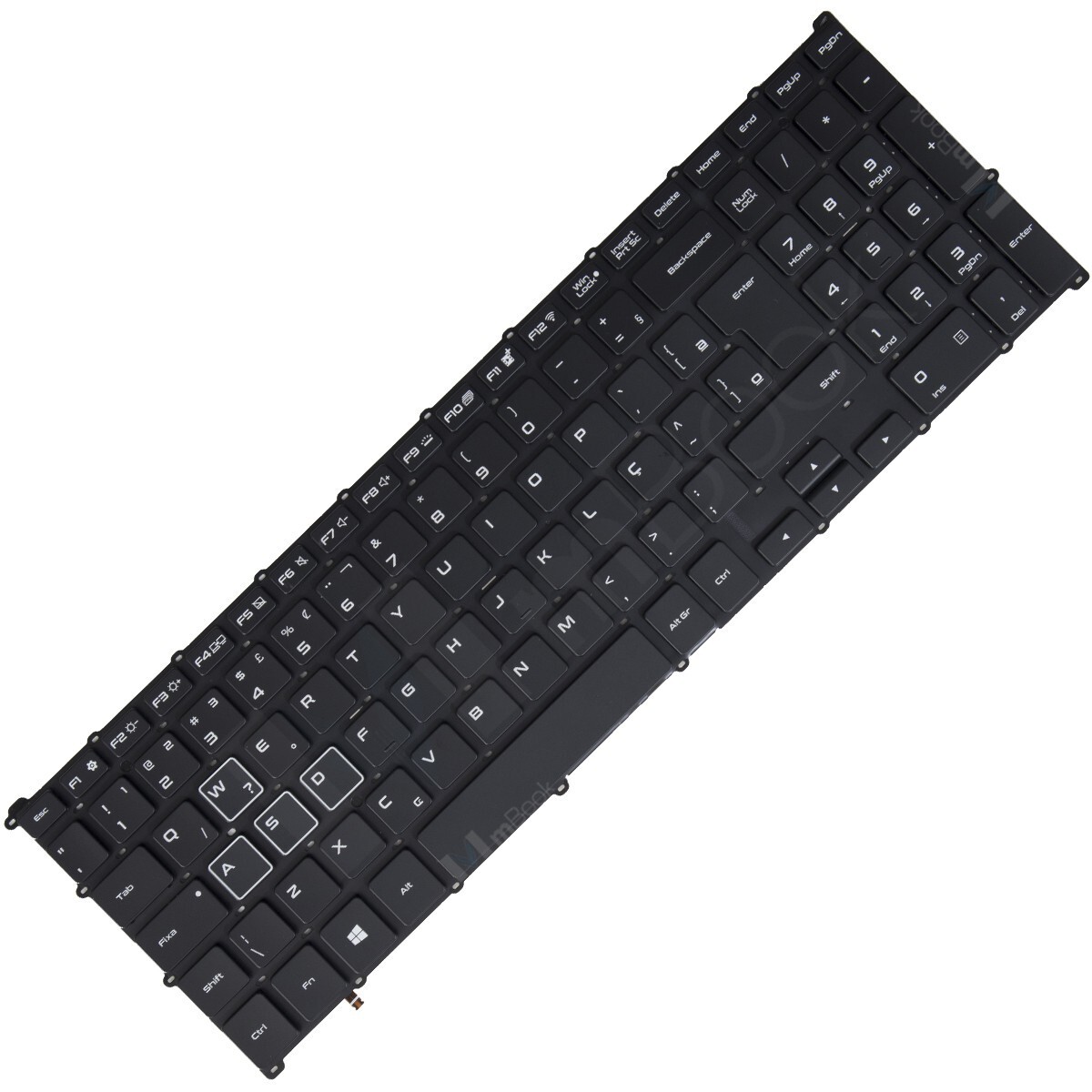 Teclado compatível com 9Z.NARBN.C01 retroiluminado, 