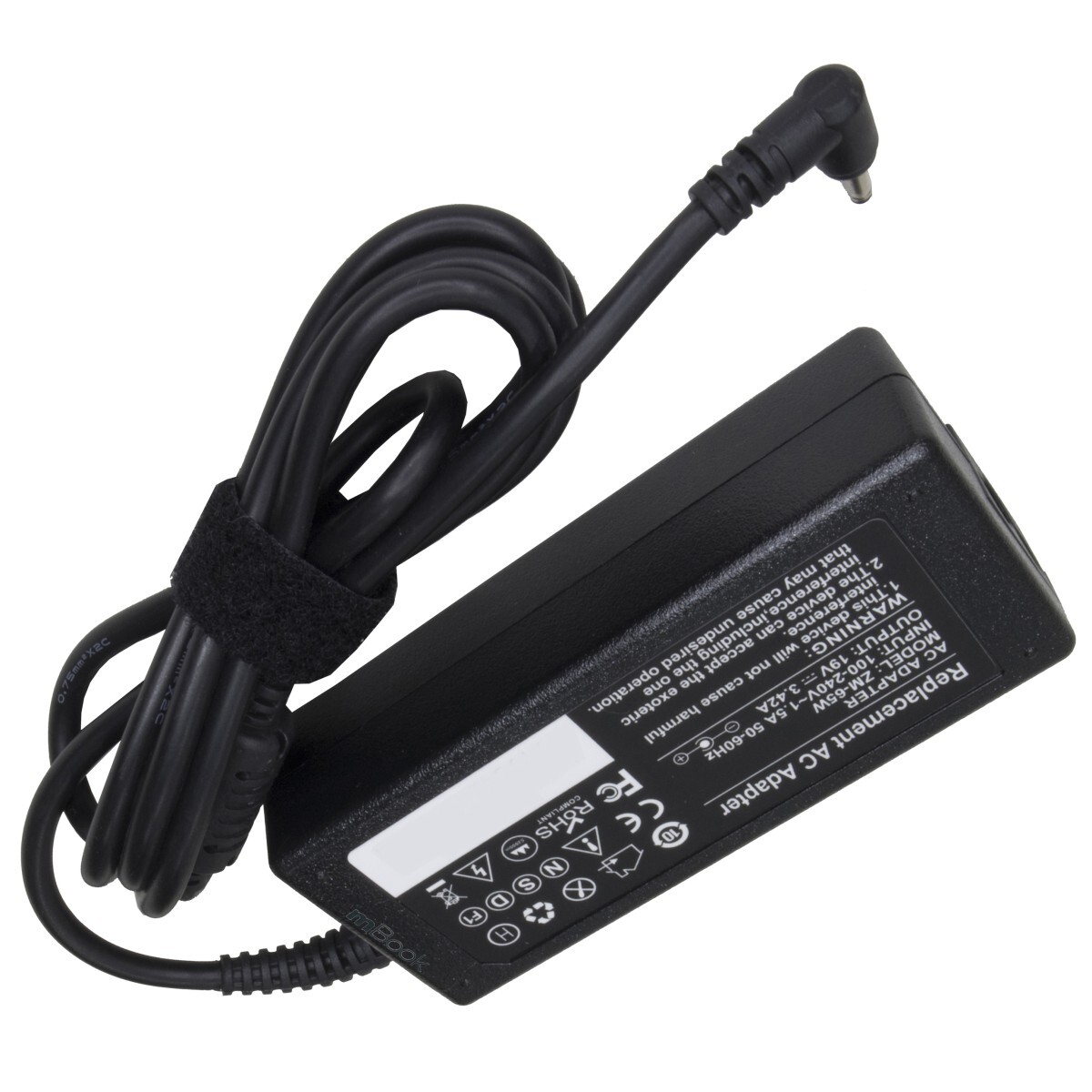 Fonte 65W pino fino para Acer Aspire 5 A515-57-763A, 