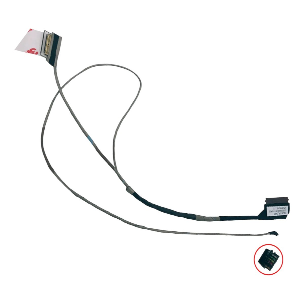 Cabo flat da tela para Dell Inspiron P64G sem touchscreen, 