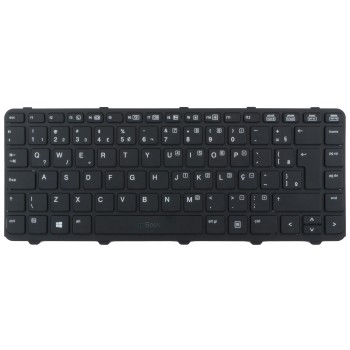 Teclado para Probook 445 G1 com moldura e Ç, 