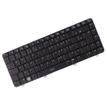 Teclado compatível com HP 417068-201 com Ç, 