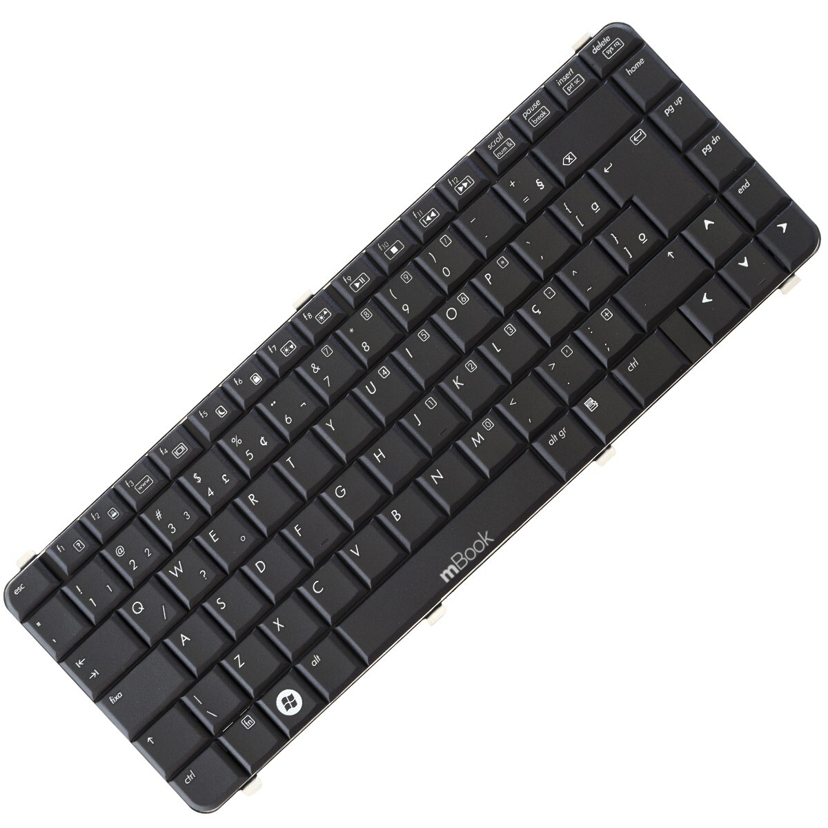 Teclado para HP Compaq 6535 com Ç preto, 