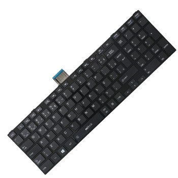 Teclado para Toshiba Satellite L850/00R com moldura com ç, 