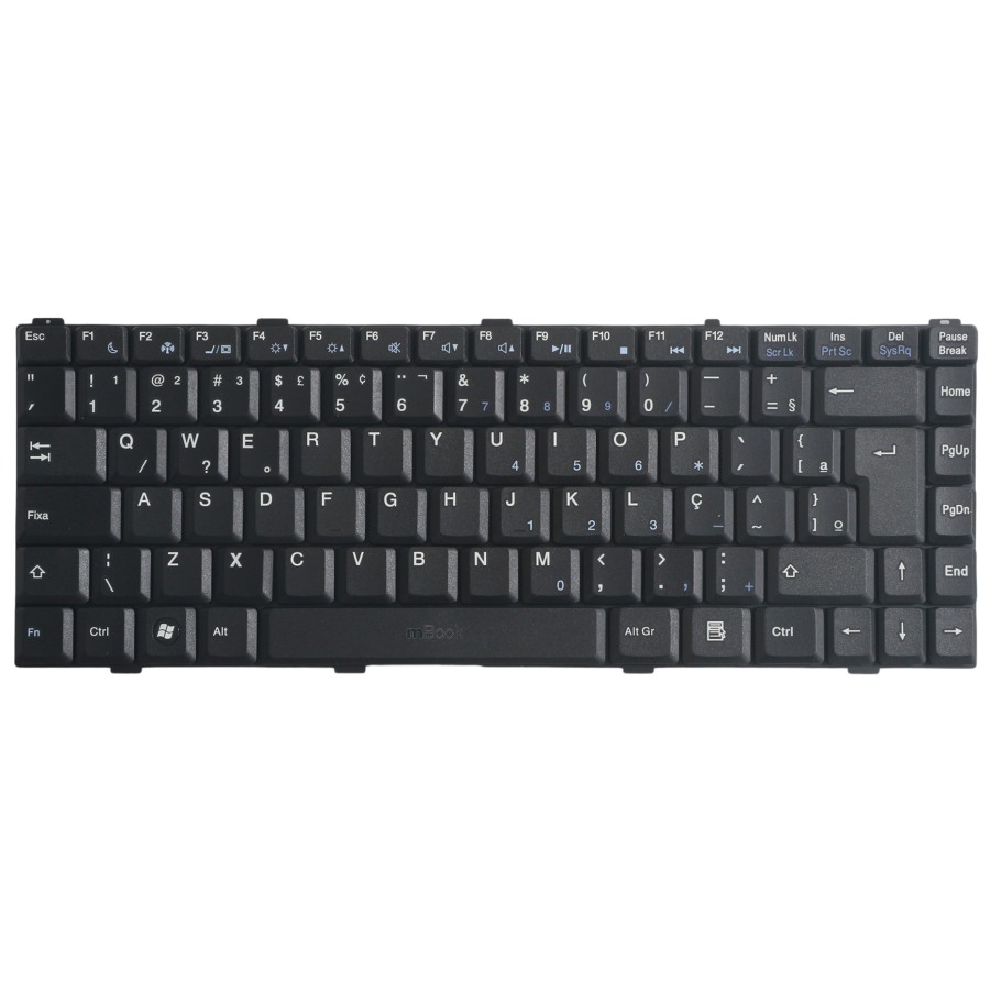 Teclado compatível PK13ZHL2B00 layout Brasil com ç, 