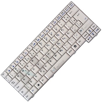 Teclado K0606 compatível LG X120, X130 branco com ç, 