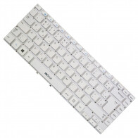 Teclado compatível Samsung NP270E4V, NP275E4V branco com ç, 