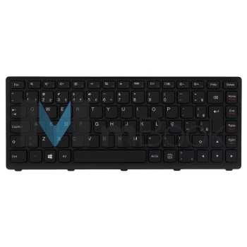 Teclado compatível com T3E1-LSP para Lenovo preto com ç, 