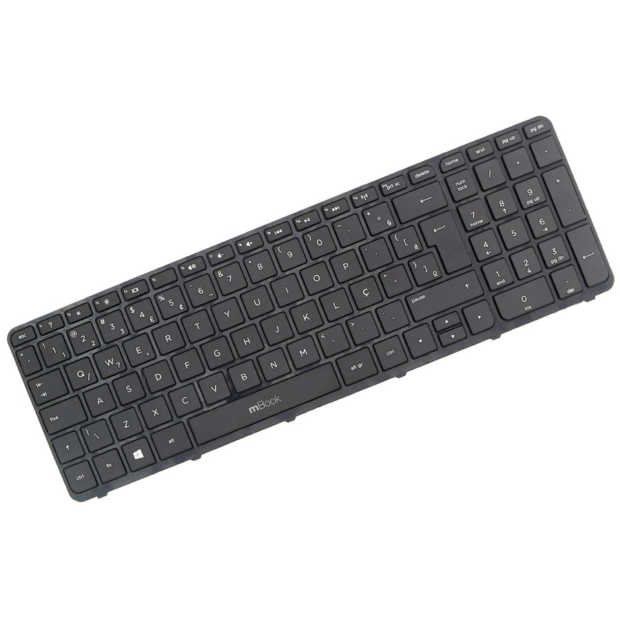 Teclado para HP 708168-031 SG-59800-2BA Rev 3 R65 layout ABNT2 com Ç, 