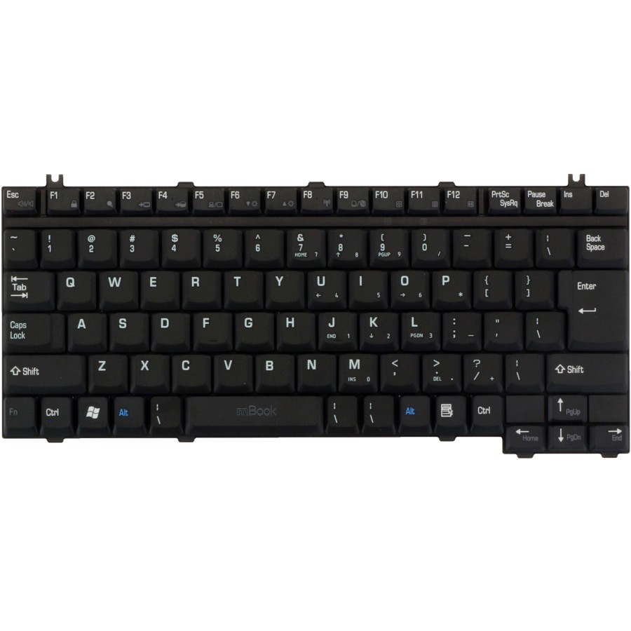 Teclado para Toshiba Satellite M105-SP1021 layout americano, 