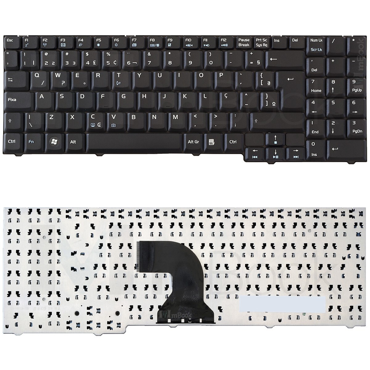 Teclado para Philco PHN15, PHN15006 MP-03756PA-528B com Ç, 