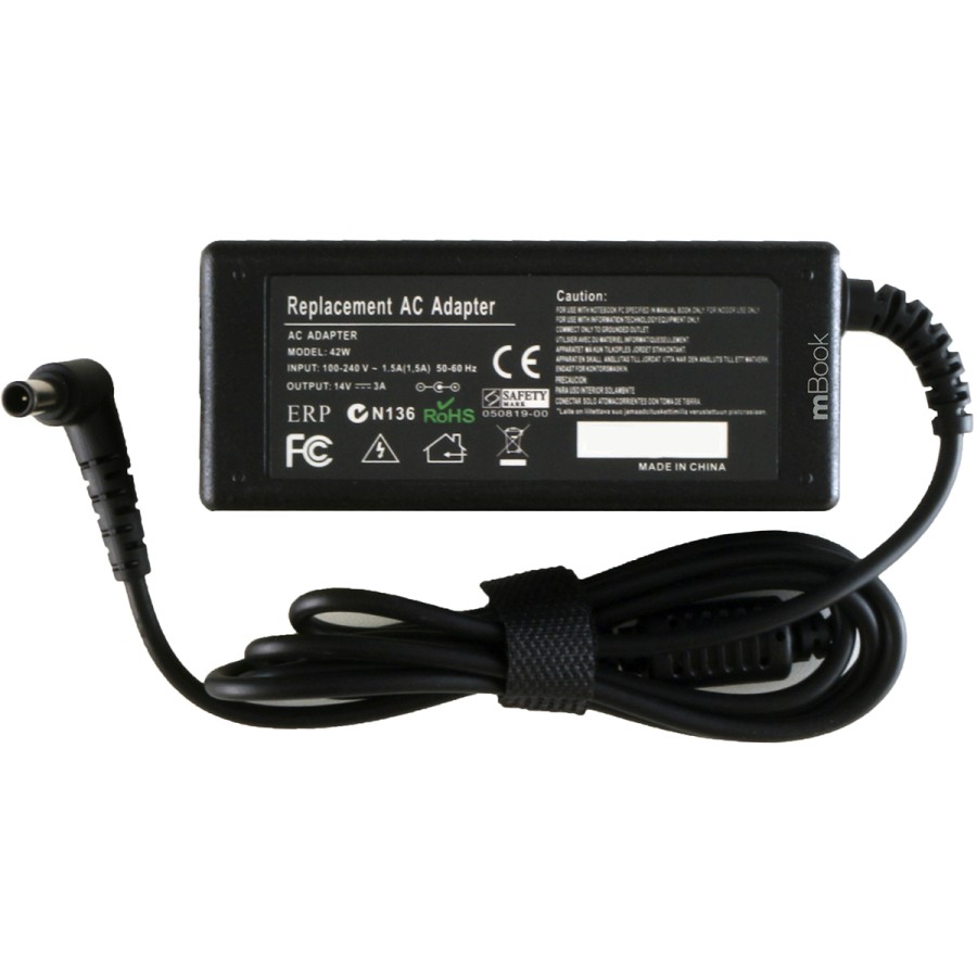 Fonte para Samsung LS20B300BS 14V 3A 42W, 