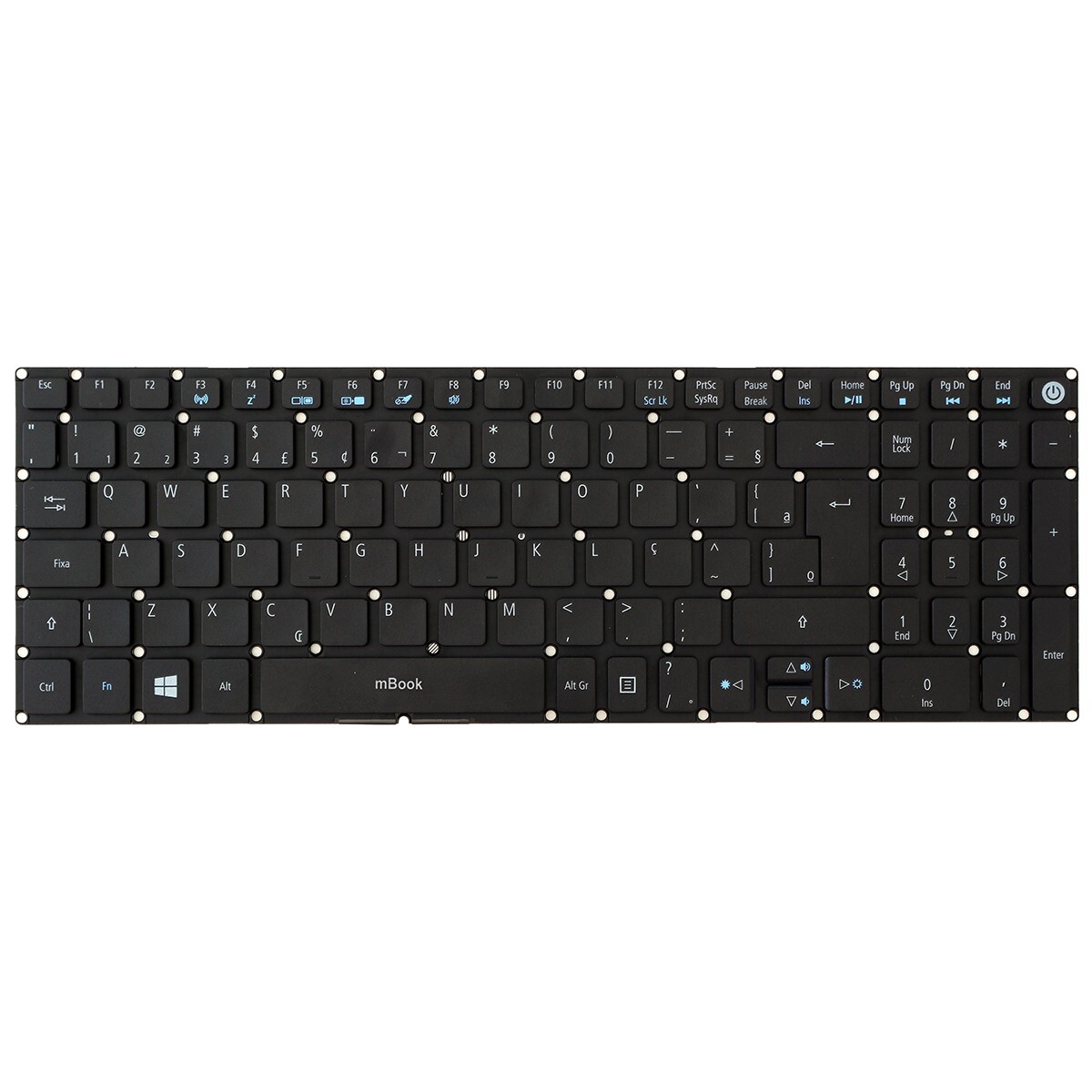 Teclado para Acer SV3-574T com Ç sem moldura, 